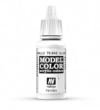 Vallejo Model Color 17 ml Acrylic Paint - Gloss White