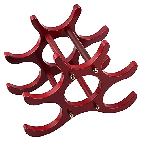 Soporte para 6 botellas de vino de pino Fdit miniatura 1