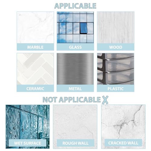 Nano Tape 5 x 1m - Doppelseitiges Klebeband 5m - Extra Stark, für Zuhause, Wand, Büro, Bubbles Art - Transparent Nano Klebeband - Nanoband doppelseitig - durchsichtiges zweiseitiges Klebeband