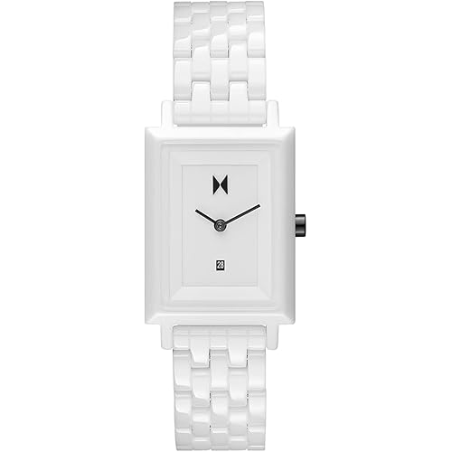 MVMT Signature Square Watches for Women - Premium Minimalist Women’s Watch - Analog, Stainless Steel, 5 ATM/50 Meters Water Resistance - Interchangeable Band - 24mm/26mm