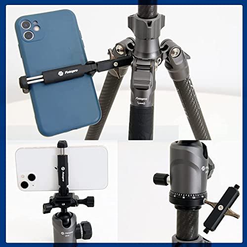 Fotopro Sherpa 59.5Inch Camera Tripod Lightweight Carbon Fiber Travel Vlog Compact Tripod Portable Monopod With 360° Double Panoramic Ball Head Quick Release Plate For Dslr Cameras,Carry Bag(Orange) #TOP3