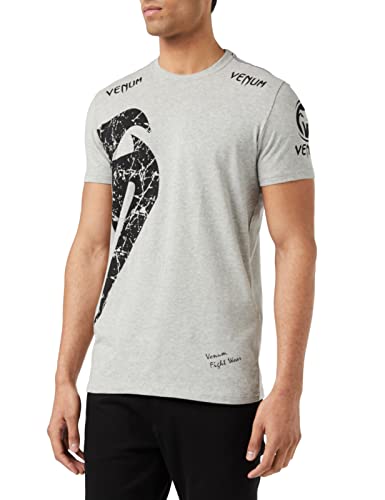 Venum Herren T-shirt Giant, Grau/Schwarz, L, EU-1324