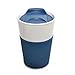 Produktbild RheVeTec RheFLEX Kaffeebecher to go Porzellan/Travel Mug 350ml Neuheit 3 Farben (Blau)