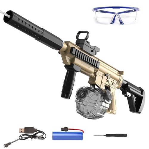 Wasserpistole Elektrisch,Automatische Wasserspritzpistole für Erwachsene Kinder,8-10 M Großer Reichweite Wasserpistole S...