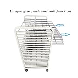 Oil Painting Board Drying Rack - 20-Layer A2 4K Wheeled Art Shelf Storage for Artist Canvas, Paper, Painting - Ideal for School & Art Club - Image 5