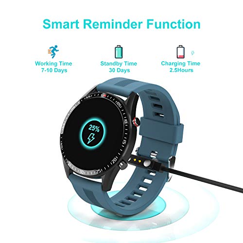 Bingofit Men Smart Watch, Waterproof Sport Watch with 23 Exercise Mode&Connected GPS for Android iOS, Dynamic Heart Rate Activity Tracker Watch Blood Pressure Sleep Monitor Fitness Smartwatch for Men