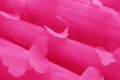Image of GSVIBK Baby Girls Tutu Dress Sleeveless Toddler Cotton Tulle Skirt Princess Party Prom Dresses