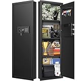 GHJGAGE 3.6 Cuft Large Fireproof Safe Box with Double Door, Heavy Duty Home Safe Box Fireproof Waterproof with LED Light & Dual Alarm, Anti-Theft Security Safe for Home Office Hotel