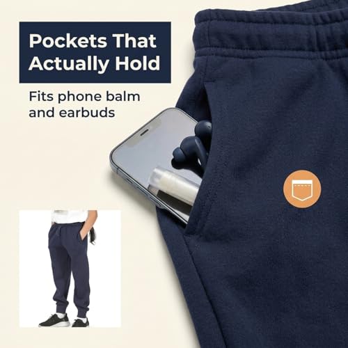 Image of EVERYDAY KIDS Girls' Cotton Fleece Sweatpants; Girls' Activewear Jogger Pants - Soft and Breathable Cotton /Poly Blend