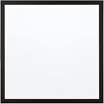 Quartet Wood Frame Magnetic Dry-Erase Board, Includes 1 Marker and 1 Magnet, 12 x 12 Inches, Black Frame (Q021212M01-CA-R)