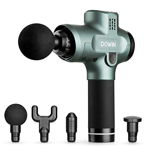 Dowin Massage Gun for Athletes, 20Speeds Deep Tissue Percussion Muscle Massager, Portable Massage