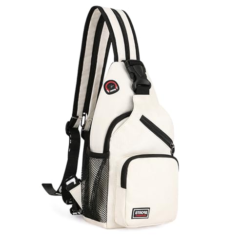 Mtbxk Small Sling Backpack Chest Bag Crossbody Sling Bag, Fanny Pack Daypack Cross Body Bag for Outdoors Hiking Traveling