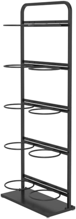 Vertical Basketball Storage Rack - Adjustable Sports Equipment Organizer for Hoops, Balls & More - Fits Basketball, Football, Volleyball - White, 50x20x145cm