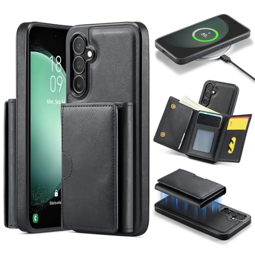 Étui pour Samsung Galaxy S23 FE 5G étui portefeuille amovible anti-RFID