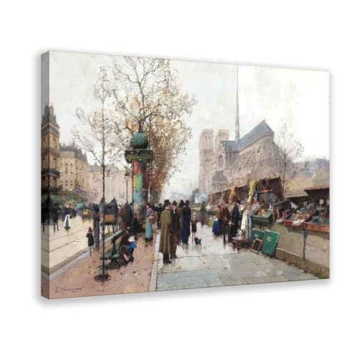 Impressions sur toile Paris Galien-Laloue tableau decoration