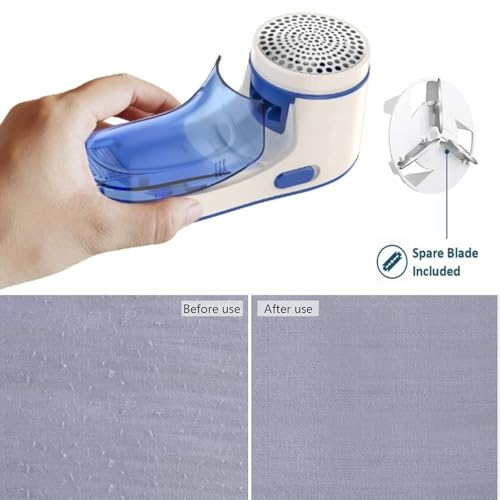 Miniatura 4 de Quitapelusas Eléctrico Con Cuchillas De Acero Inoxidable,Cuchilla De Quitapelusas Recargable Potente Y Eficiente Para Ropa Y Muebles,Carga Por Usb,Quita Bolas De La Ropa Para Ropas Y Muebles