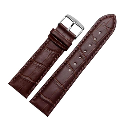 HuanJ Genuine Leather Watch Strap For Men And Women Compatible With AR1945 1946 AR2500 2502 1981 Cowhide Band 14 18 20 22mm Brac