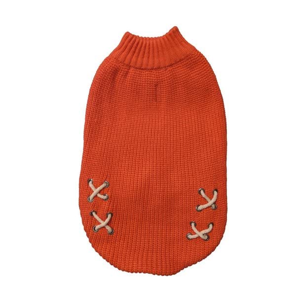 Pull croisé pour chien corail XS à maille thermique