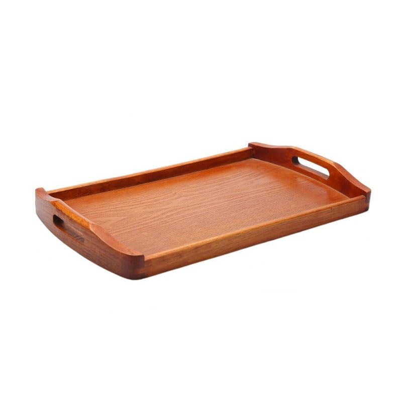 Plateau de collation en bois noble pour service chic au restaurant