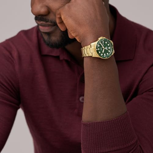 Fossil Store Fossil Blue Dive Gold Watch FS6030 - Image 6