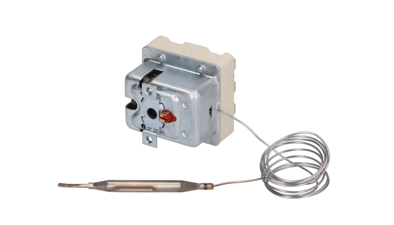 Termostato di sicurezza 3 fasi 360 °C EGO 55.32562.822 per friggitrici – Ricambio con sonda Ø 6 mm, lunghezza capillare 890 mm Cookmax, Mareno, Virtus