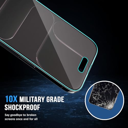 Image of ArmourPro Anti-Glare Matte Tempered Glass for iPhone Air, Pack of 2, Anti Fingerprint Screen Protector, 9H Scratch Resistant, Smooth Touch, Full Edge to Edge Coverage