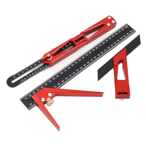 Règle multi-angle avec support réglable pour tracer des angles complexes sans erreur
