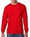 Gildan Men's Ultra Cotton Jersey Long Sleeve Tee, Red, X-Large