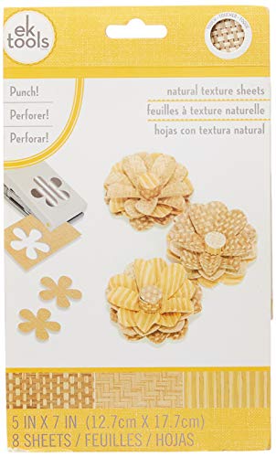 Ek Tools 55-59023 Natural Woven Texture Punch Material Pack #TOP1