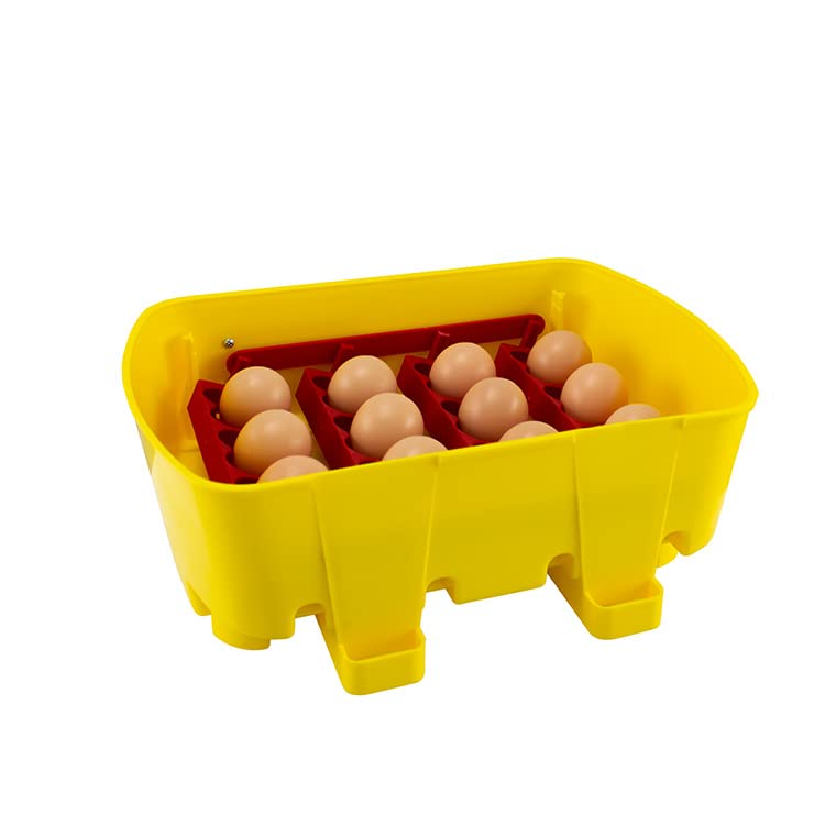 Incubadora digital semiautomática ET12 con aditivo antibacteriano Biomaster™ - River Systems - Capacidad 12 huevos de tamaño mediano o 48 pequeños