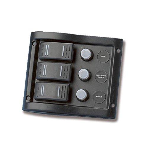 PANNELLO STAGNO 3 INTERRUTTORI 130x110 MM