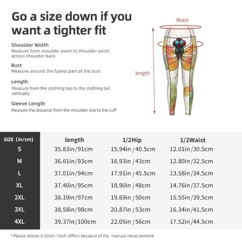 Leggings de libélula para mujer anti-transparencias en conjuntos de entrenamiento sin rozaduras 5