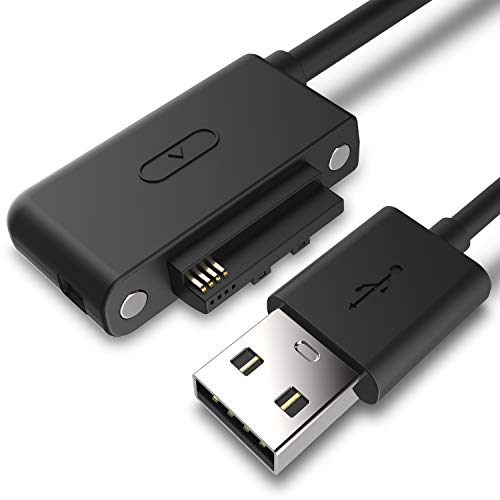 TUSITA Charger for Tomtom GO Live 2500 2505 2535 2400 2405 2435 2050 1000 1005 1050 - USB Charging Cable Clip Cradle 200cm - Tomtom GO Live GPS Series Accessories