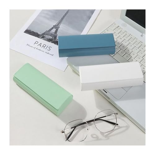 Étui à lunettes pliable blanc rigide anti-choc compact - 2