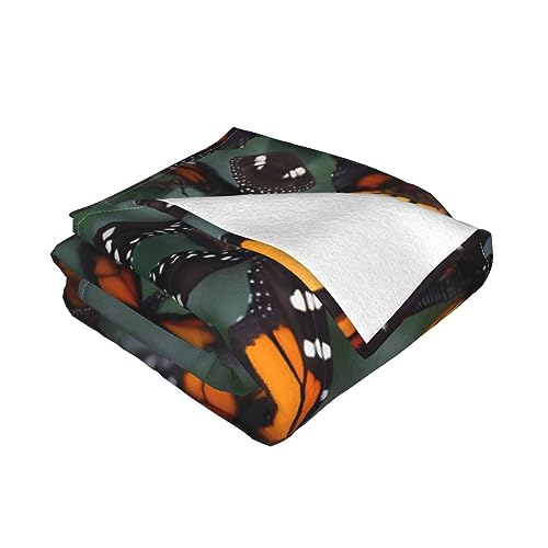 Couverture douce et chaude de qualité supérieure motif papillons