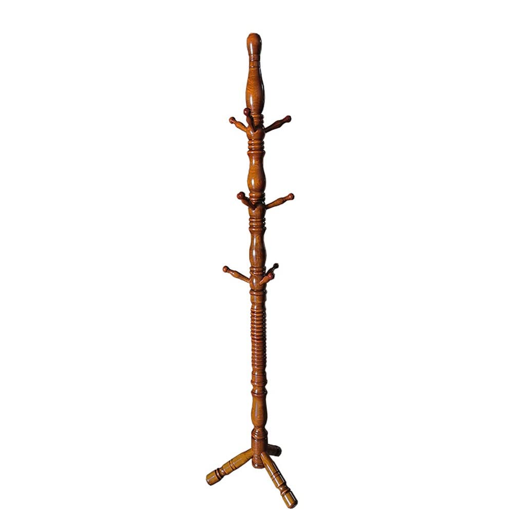 Porte-Manteau sur Pied en Bois pour Entrée et Chambre à Coucher