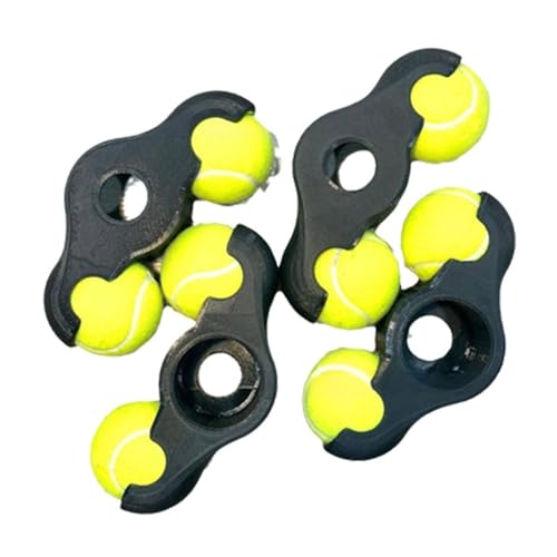 WFGJSK Ciclismo Snap pies Adaptadores Ciclismo Bike Pie Pads Amortiguación Tennis Ball Foot Pads - Compatible con Wahoo Kickr - para Entrenadores De Bicicleta De Interior(A010386)