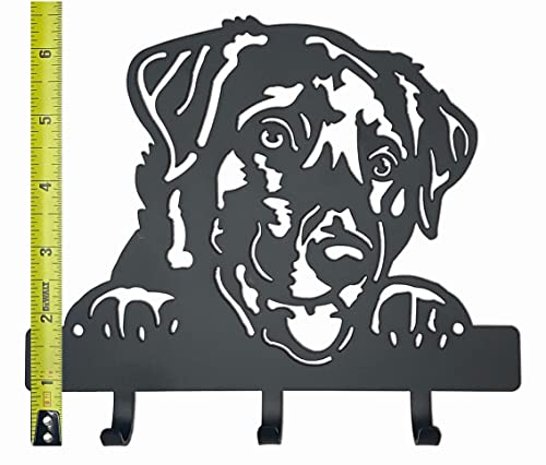 Key Holder For Wall Mount With 3 Hooks (Labrador), Black, 8 X 6.5 X 1 #TOP3