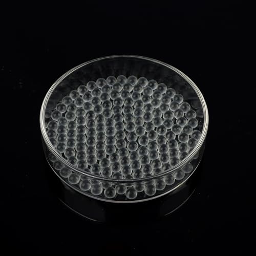 stonylab Glasperlen, Klare Glaskugeln zur Verhinderung von Erhitzung und Siedeverhütung im Labor, Durchmesser 5 mm, 1000 Perlen pro Beutel