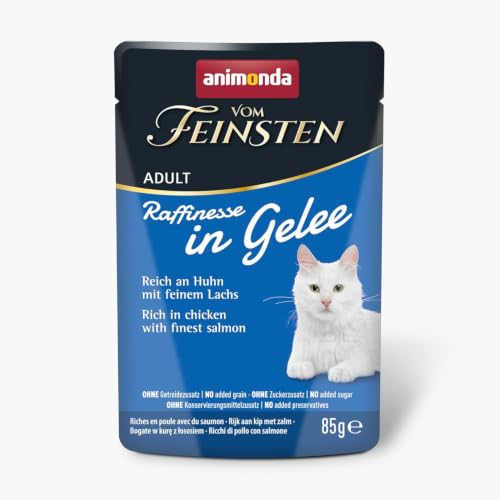 animonda Vom Feinsten Katzenfutter in Gelee Mix aus dem Wasser (12 x 85 g)