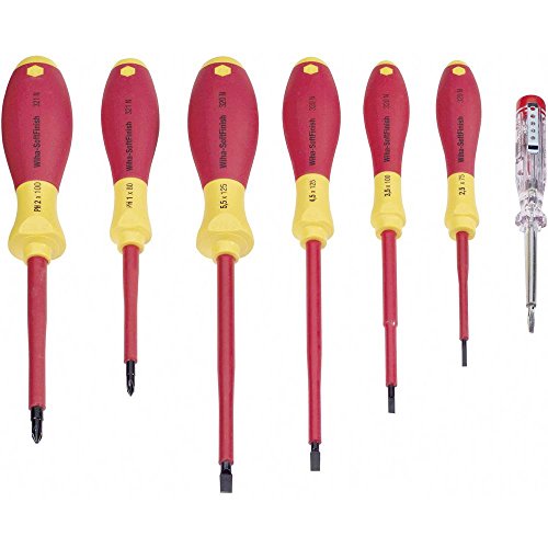 Wiha XX320-NK7- VDE Screwdriver Set 7-Piece Slotted Phillips Head