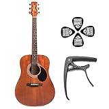 JASMINE S35-M-U 6 Strings Dreadnought Acoustic Guitar with Spruce Top and Advanced'X' Bracing with...