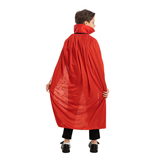 Joyin Child Unisex Halloween Vampire Costume Set With Reversible Cape Cloak And Tattoo Scar For Halloween Dress Up Parties, Cosplay Costume, Dracula Theme Party And Transylvania Costume #TOP4