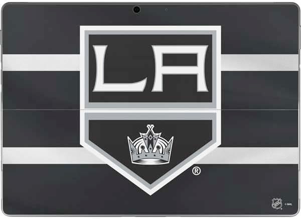 Skinit Decal Tablet Skin Compatible with Surface Pro 9 - Officially Licensed NHL Los Angeles Kings Black Background Design