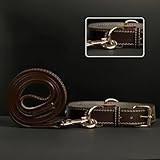 Personalisiertes Hundehalsband - Individuelles Hundehalsband aus Leder mit gravierbarem Namensschild. Robustes Namensschildhalsband, Bequeme ID-Halsbänder für kleine, mittelgroße und große Hunde