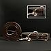 Personalisiertes Hundehalsband - Individuelles Hundehalsband aus Leder mit gravierbarem Namensschild. Robustes Namensschildhalsband, Bequeme ID-Halsbänder für kleine, mittelgroße und große Hunde