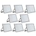 Produktbild GANE 300W Ultradünne LED-Flutlichtlampen, 24000Lm 6500K Tageslichtweißes Flutlicht IP65 Wasserdichtes Outdoor-Sicherheitslicht für Gartenlandschaft Parkplatz Hotel