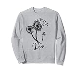 Floral Dandelion Leo Zodiac Sign