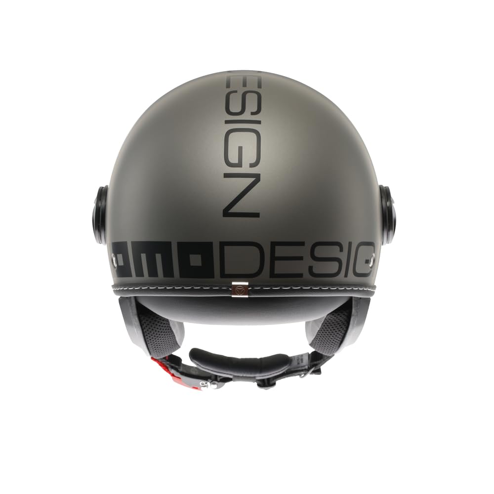 MOMODESIGN - FGTR EVO E2206, Jet-Helm mit Sonnenblende, offener Helm für Motorräder und Motorroller, für Männer und Frauen, Matt