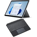 Microsoft Surface Go 3, 10 Inch 2-in-1 Tablet (Intel Core i3, 8GB RAM, 128GB SSD LTE, Windows 11 Home S) Platinum + Surface Go Signature Type Cover Black